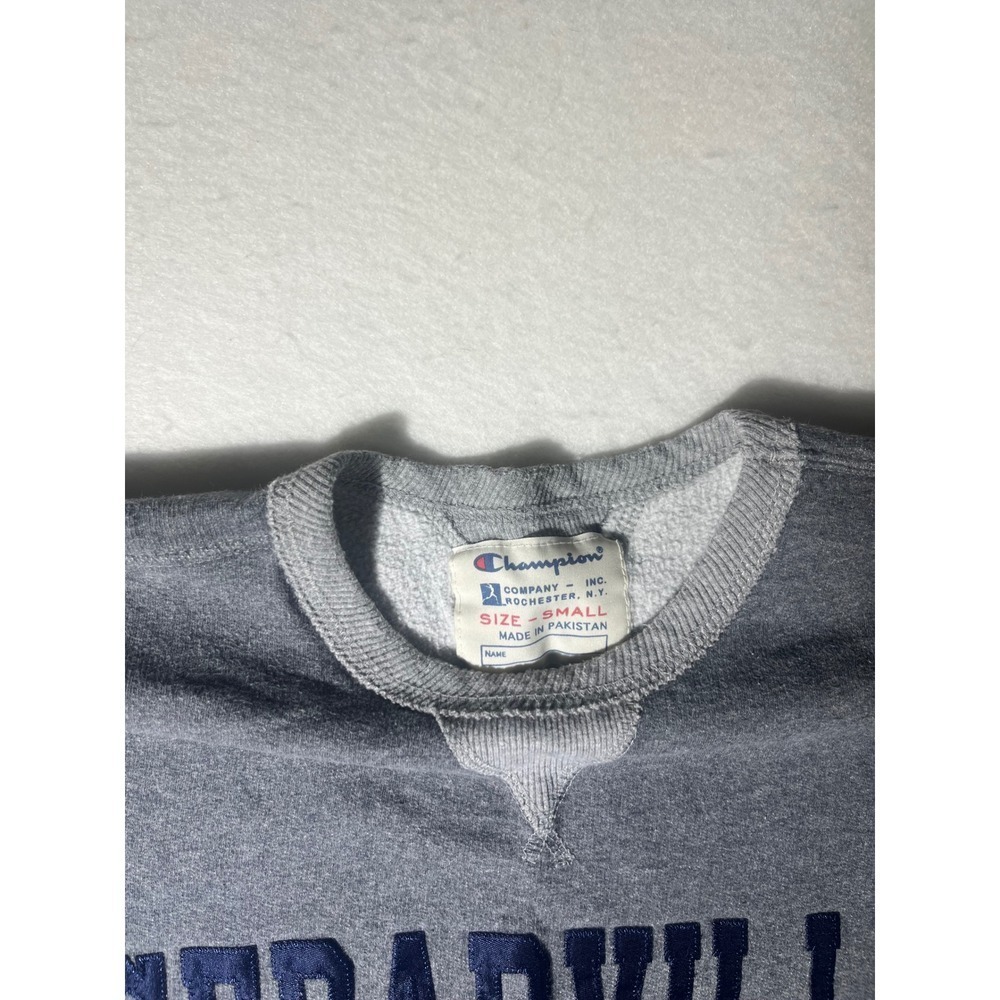 Champion CEDARVILLE Sweatshirt Crewneck Pullover Athletic Gray Women's Small - Picture 3 of 3